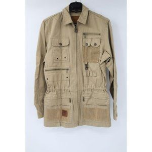 Vintage Ralph Lauren Women petite P safari outfitter jacket mesh lining pockets